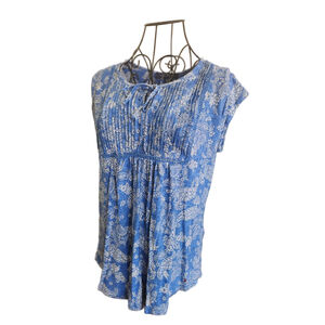 Tommy Hilfiger sleeves ruffle floral top size s/p